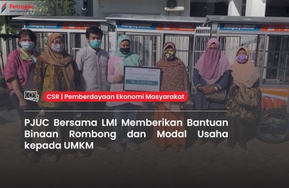  PJUC Bersama LMI Memberikan Bantuan Binaan Rombong dan Modal Usaha kepada UMKM