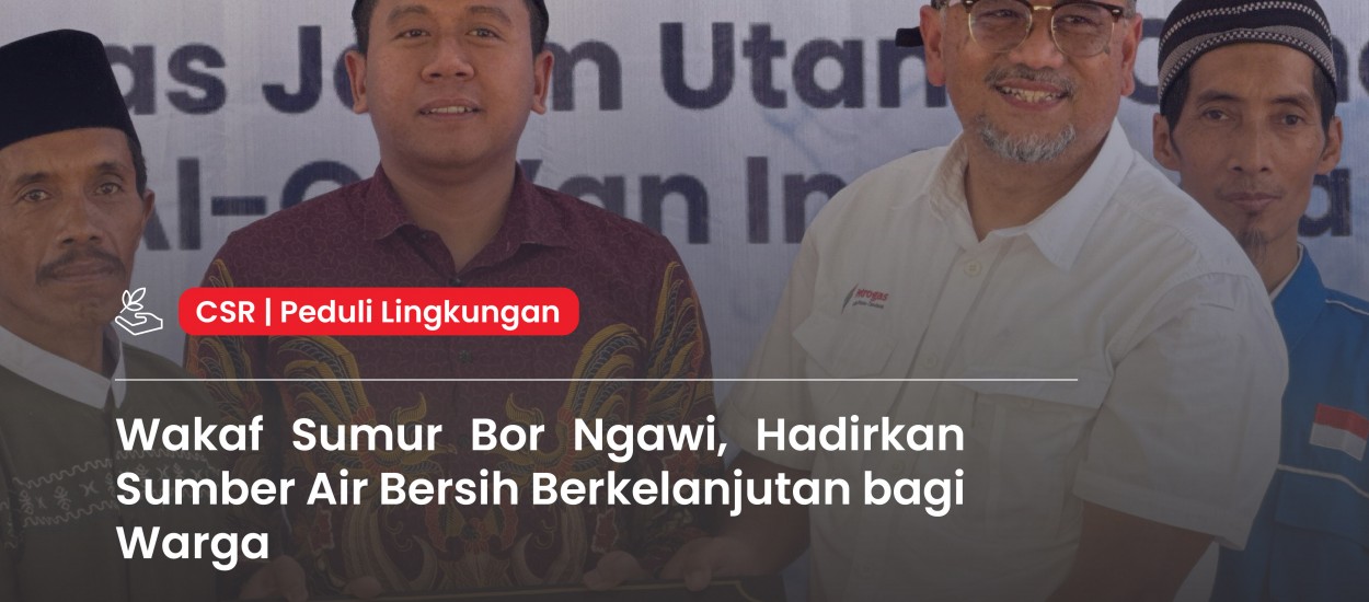 Ngawi Borewell Waqf Program Provides Sustainable Clean Water for Residents