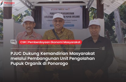 PJUC Supports Community Empowerment through the Development of an Organic Fertilizer Processing Unit in Ponorogo
